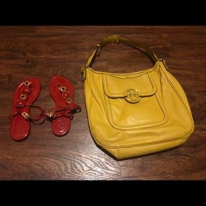 Authentic Tory Burch Purse With Sandals